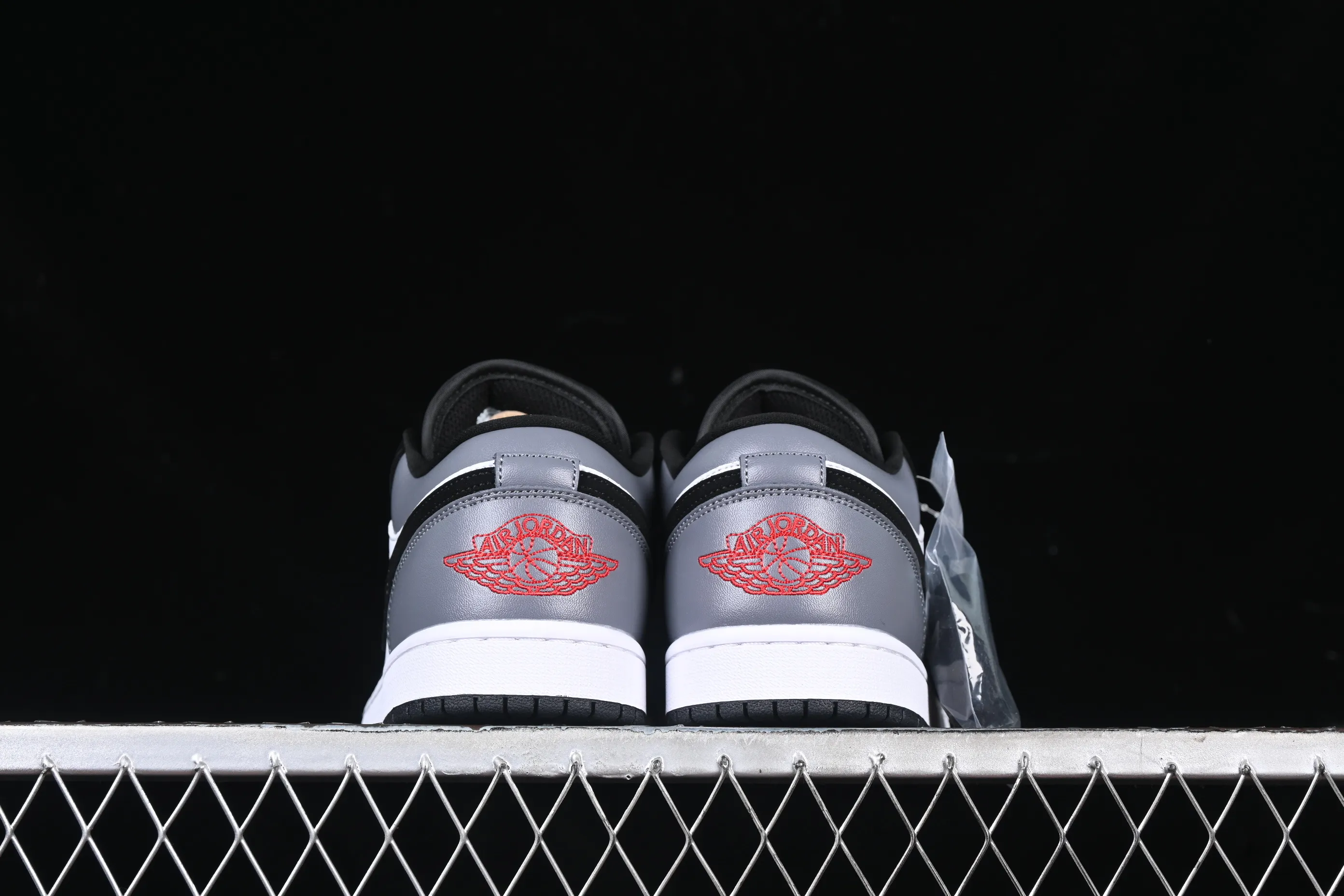 All categories Air Jordan Jordan series basketball shoes Air Jordan 1 Low Air Jordan 1 Low AJ1 Joe 1 gray white black hook low-top cultural casual sneakers HF3148-106